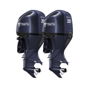 Twin Tohatsu 250hp Outboards BFT250DXRA & BFT250DXCRA